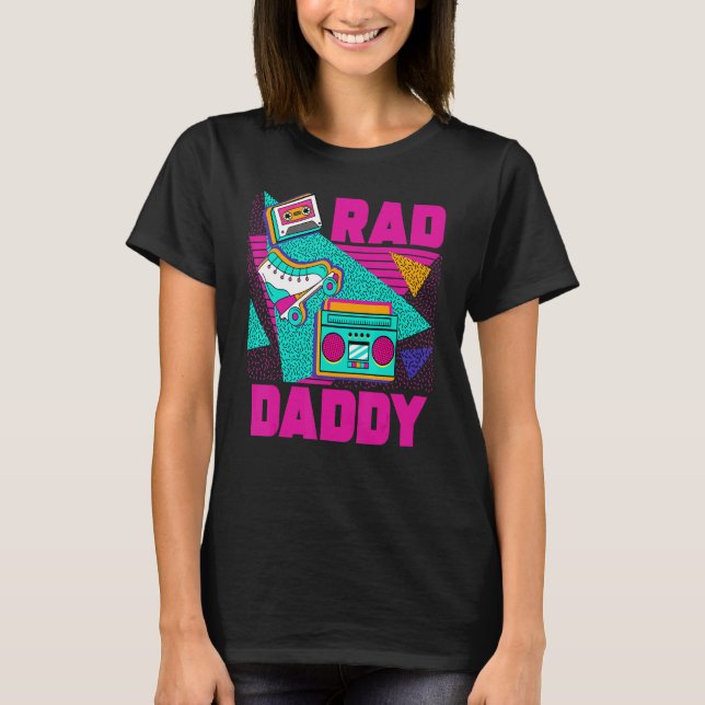 Mens Rad Daddy 90s Aesthetic Nostalgia 1990's Retr T-Shirt (Front)
