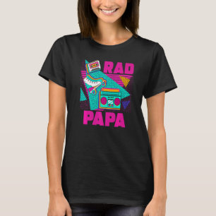 Mens Rad Papa 90s Aesthetic Nostalgia 1990's Retro T-Shirt