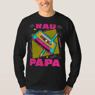 Mens Rad Papa 90s Aesthetic Nostalgia 1990's Retro T-Shirt