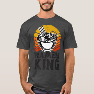 Men's Ramen King, Cute Japanese For Men, Retro Ani T-Shirt