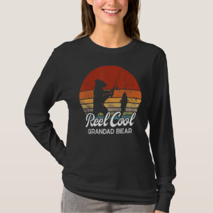 Mens Real Cool Grandad Bear  Father's Day Bear Fis T-Shirt