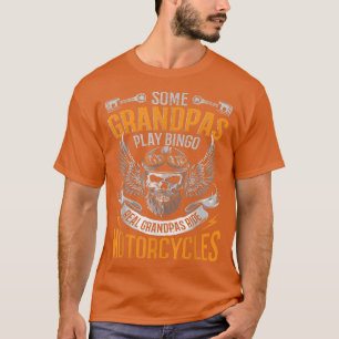Mens Real Grandpas Ride Motorcycles  T-Shirt