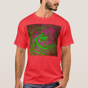 Men's Red Abstract Art Swirl T-Shirt