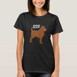 Mens Red Affenpinscher Dog Dad Man   T-Shirt