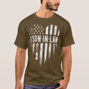 Mens Red Friday Proud Son In Law Support Mother Fa T-Shirt