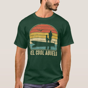 Mens Reel Cool Abuelo FishingFunny Fish Vintage 79 T-Shirt