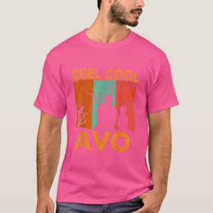 Mens Reel Cool AVO Fishing Daddy Vintage Grandpa F T-Shirt