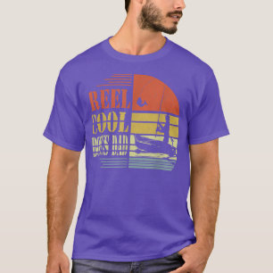 Mens Reel Cool Bonus Dad Fisherman Bonus Dad Fathe T-Shirt