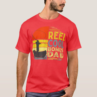 Mens Reel Cool Bonus Dad Fishing Funny Christmas F T-Shirt