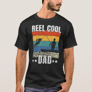 Mens Reel Cool Dad Father's Day For Fishing Dadd T-Shirt