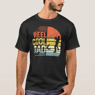 Mens Reel Cool Dad Fish Fishing Fisherman T-Shirt