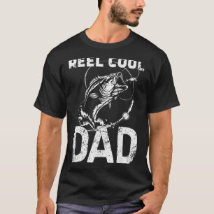 Mens Reel Cool Dad Promoted To Fisherman Family Pr T-Shirt