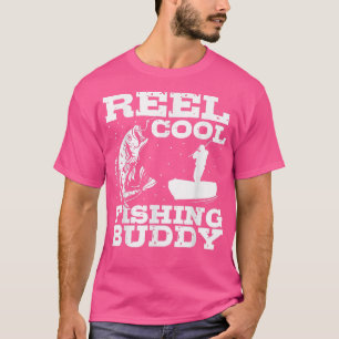 Mens Reel Cool Fishing Buddy Daddy Son Grandpa Mat T-Shirt