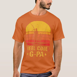 Mens Reel Cool G-Pa Fishing Shirts, Fun Fathers Da T-Shirt