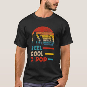 Mens Reel Cool G Pop Fisherman Daddy Father Day Gi T-Shirt