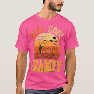 Mens Reel Cool Grampy Fisherman Daddy Father Day G T-Shirt