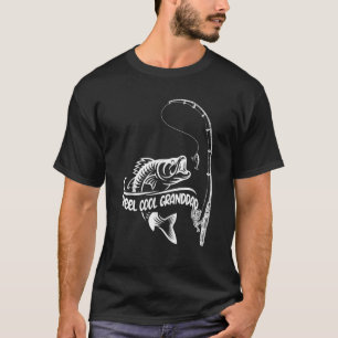 Mens Reel Cool Granddad Fathers Day Fishing For D T-Shirt