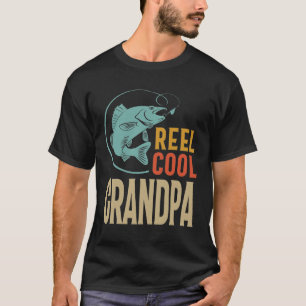 Mens Reel Cool Grandpa   Father's Day T-Shirt