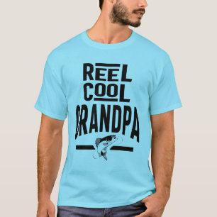 Mens Reel Cool Grandpa Gifts T-Shirt