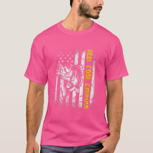 Mens Reel Cool Grumpa FishingFunny Fish Vintage T-Shirt