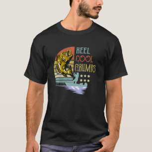 Mens Reel Cool Grumps Fisherman Grumps Father's Da T-Shirt