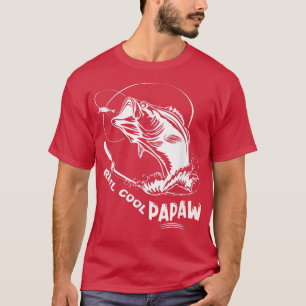 Mens Reel Cool Papaw Fisherman Papaw Father Day Gi T-Shirt