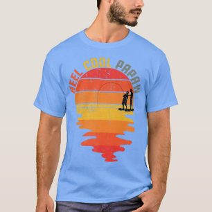 Mens Reel Cool Papaw Funny Fishing Fathers Day Fis T-Shirt