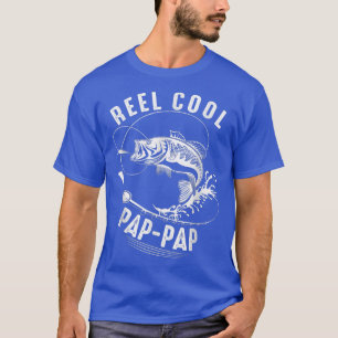 Mens Reel Cool PapPap Fishing Fathers Day Fisherma T-Shirt