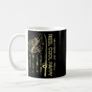 Mens Reel Cool Pappy Camouflage American Flag Funn Coffee Mug