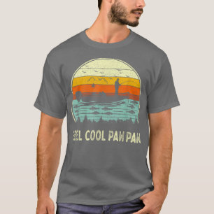 Mens Reel Cool Paw Paw Fishing s Funny Fathers Day T-Shirt