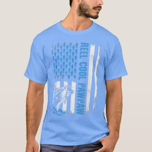 Mens Reel Cool Pawpaw T Fishing 2022 Father's Day T-Shirt