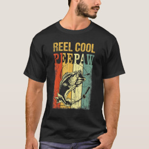 Mens Reel Cool Peepaw Fishing Fun Fathers Day Fis T-Shirt