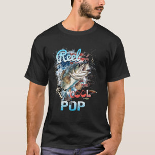 Mens Reel Cool Pop American Flag Funny Uncle Fishe T-Shirt