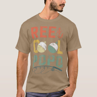 Mens Reel Cool Popo Fishing s, Fun Fathers Day Fis T-Shirt