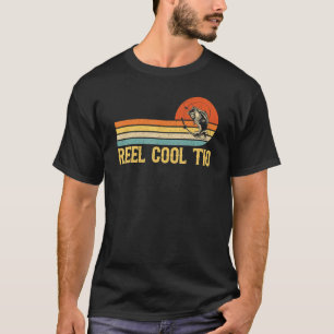 Mens Reel Cool Tio Fishing Fish Vintage T-Shirt