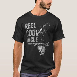 Mens Reel Cool Uncle Fish Fishing Father s Day Gif T-Shirt