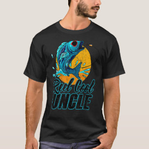 Mens Reel Cool Uncle Fishing Sunglasses  Father's  T-Shirt