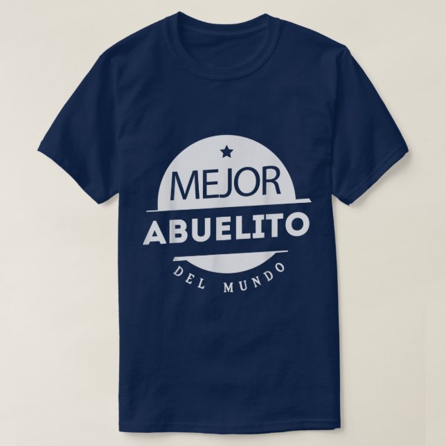 Mens Regalo Para Abuelo Mejor Abuelito del Mundo C T-Shirt (Design Front)
