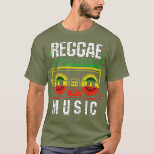 Mens Reggae Music  Peace One Love Rasta African T-Shirt
