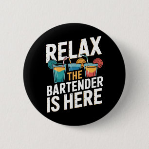 Mens Relax The Cool Kidender Is Here Funny Cool 6 Cm Round Badge