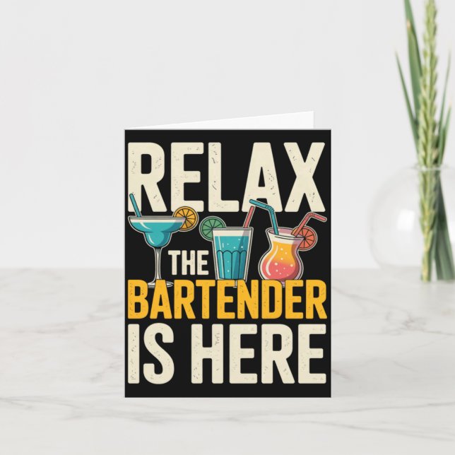 Mens Relax The Cool Kidender Is Here Funny Cool Card (Front)