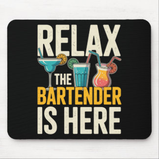 Mens Relax The Cool Kidender Is Here Funny Cool Mouse Mat