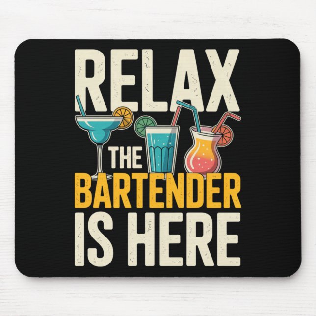 Mens Relax The Cool Kidender Is Here Funny Cool Mouse Mat (Front)
