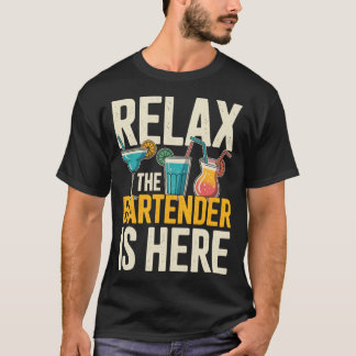 Mens Relax The Cool Kidender Is Here Funny Cool T-Shirt