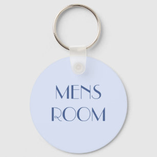 Mens restroom keyring