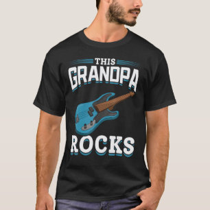 Mens Retired Bass Guitarist Grandpa Music Retireme T-Shirt