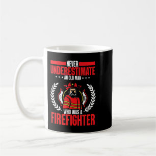 Mens Retired never underestimate an old man who wa Coffee Mug
