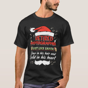 Mens Retired Photographer Christmas Gift for Photo T-Shirt