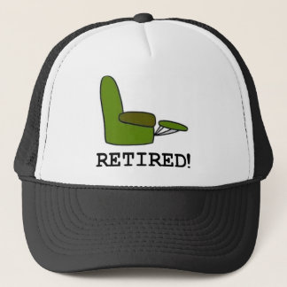 Mens Retired Trucker Cap