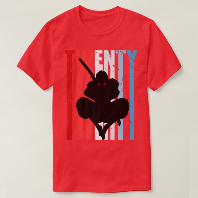 Mens Retro 20th Birthday for Ninja Men Samurai Wea T-Shirt (Design Front)